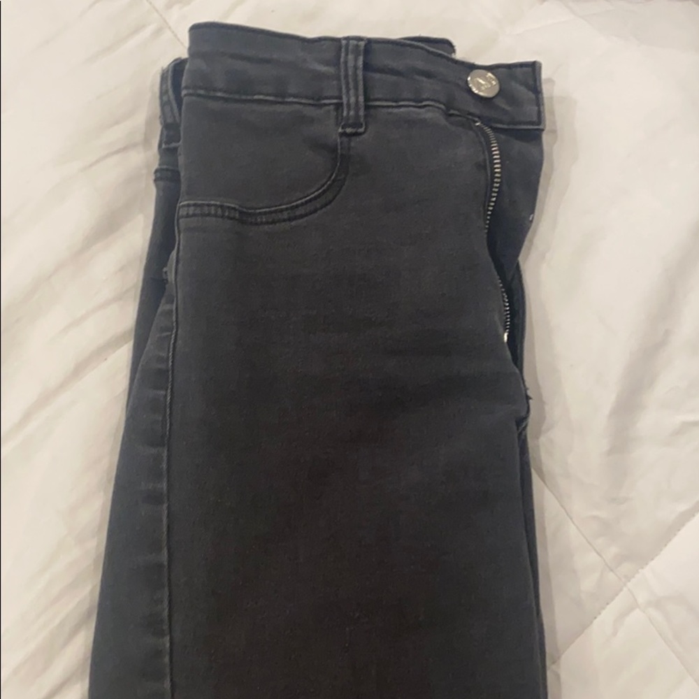 Ripped Black/Grey jeans Zara brand